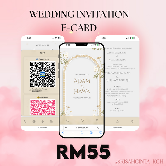 E-invitation Voucher RM60 Value for RM55 Only
